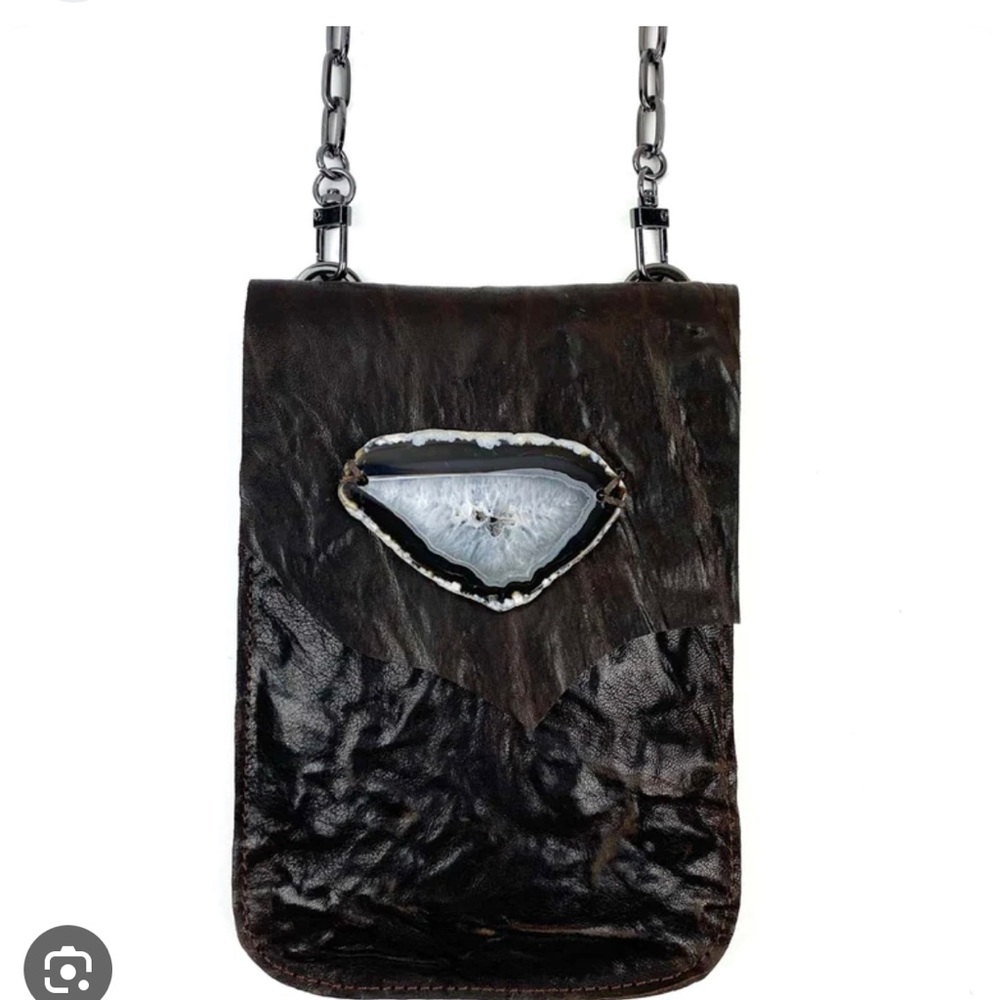 Evoke Woman Paulina Bag with Agate Jade NWT